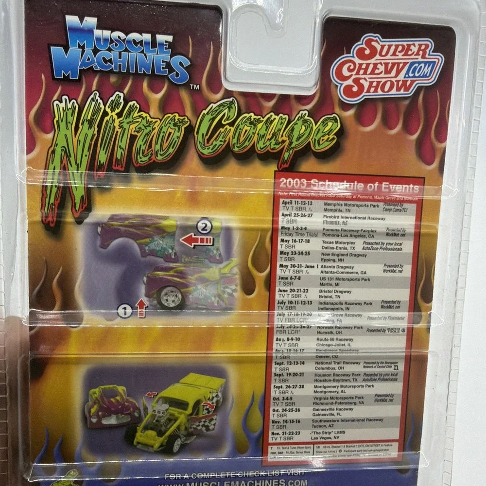 1/64 MUSCLE MACHINES NITRO COUPE STINGER Super Chevy‎ Show Bruce Boland